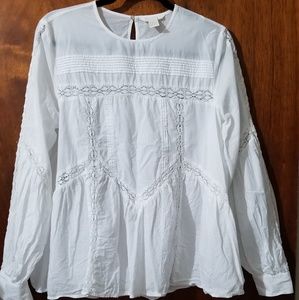 H&M White top